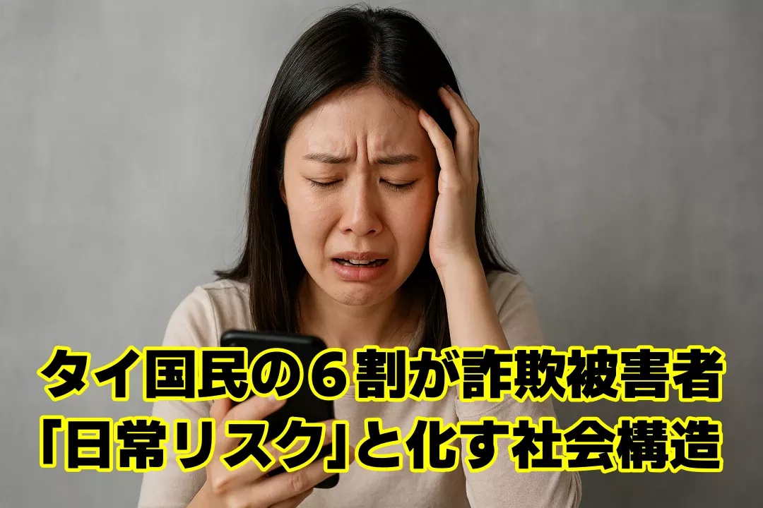 タイ国民の６割が詐欺被害者――「日常リスク」と化す社会構造